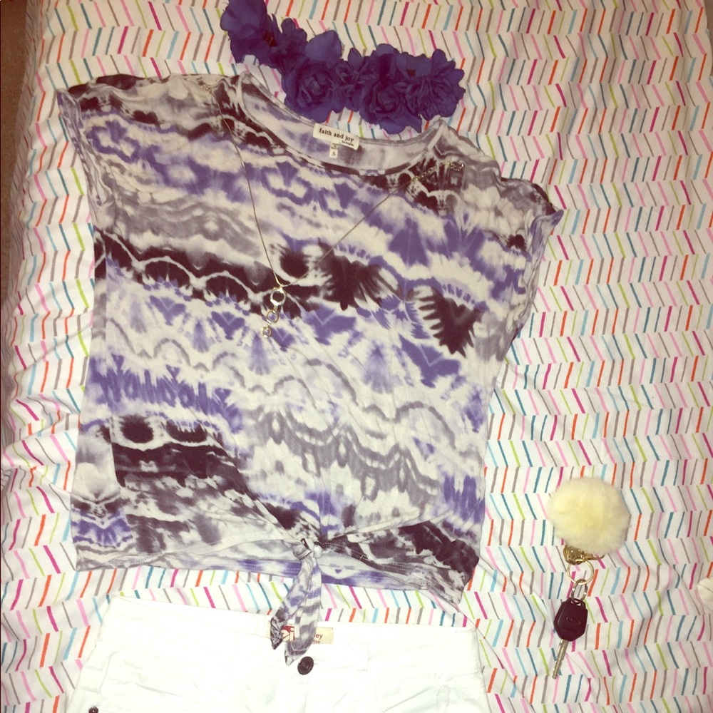 Faith and Joy-Tie Blouse